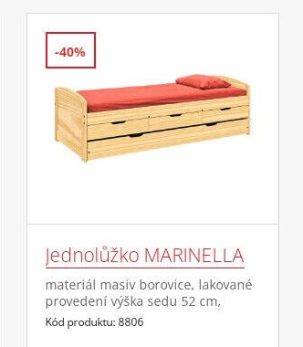 Jednolůžko MARINELLA