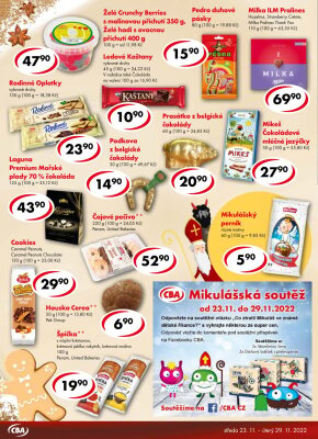 aktuální leták CBA 23.11.2022-29.11.2022