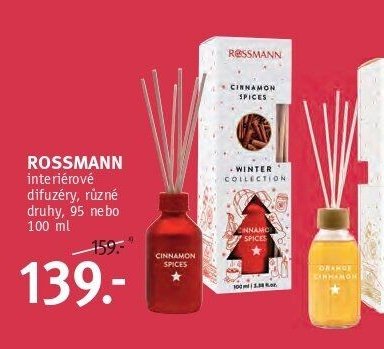 ROSSMANN interiérové difuzéry