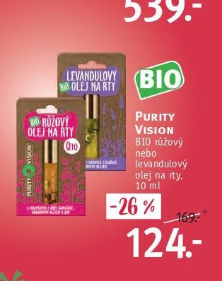Purity Vision BIO olej na rty