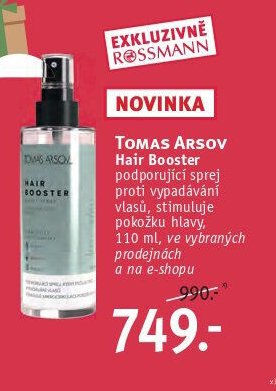 Tomas Arsov Hair Booster sprej