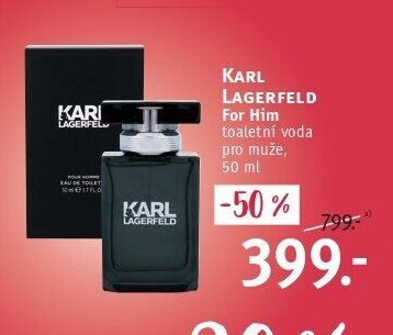 KARL LAGERFELD For Him toaletní voda pro muže, 50 ml