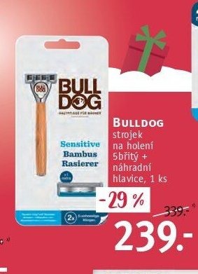 BULLDOG Sensitive strojek na holení 5 břitý + náhradní hlavice, 1 ks