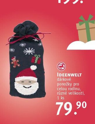 IDEENWELT dárkové ponožky pro celou rodinu, různé velikosti, 1 ks