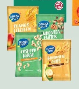 GENUSS PLUS sušené plody a ořechy