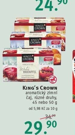 KING'S CROWN aromatický zimní čaj
