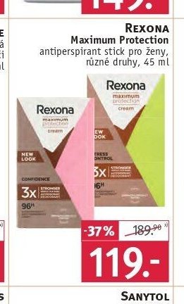 Rexona Maximum Protection antiperspirant stick