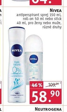 Nivea antiperspirant sprej