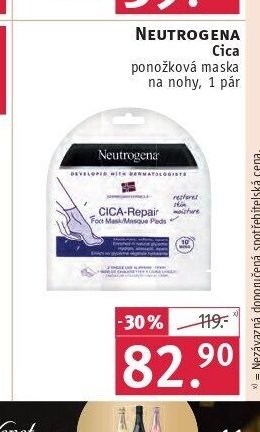 Neutrogena Cica ponožková maska na nohy