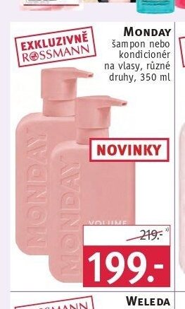 MONDAY šampon nebo kondicionér