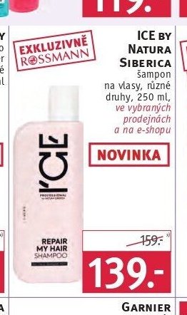 ICE BY NATURA SIBERICA šampon
