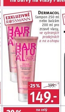 DERMACOL šampon nebo balzám