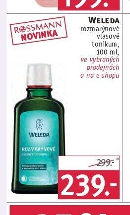 WELEDA rozmarýnové vlasové tonikum