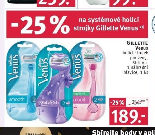 GILLETTE Venus holicí strojek