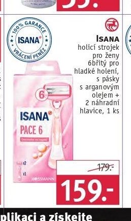 ISANA holicí strojek pro ženy