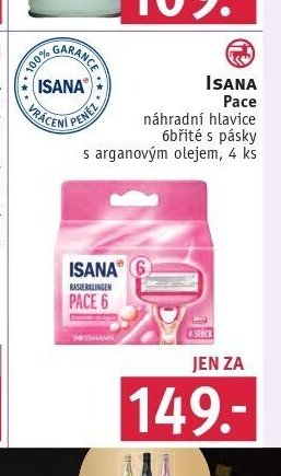 ISANA Pace náhradní hlavice