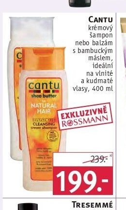 Cantu krémový šampon nebo balzám s bambuckým máslem
