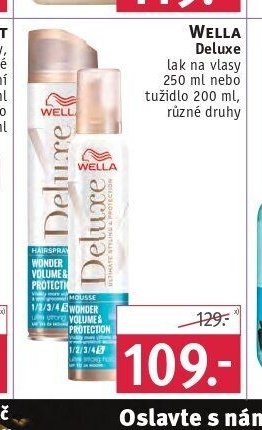 Wella Deluxe lak na vlasy 250 ml nebo tužidlo 200 ml