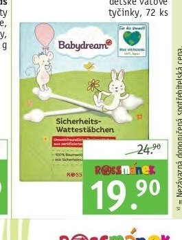 Babydream dětské vatové tyčinky