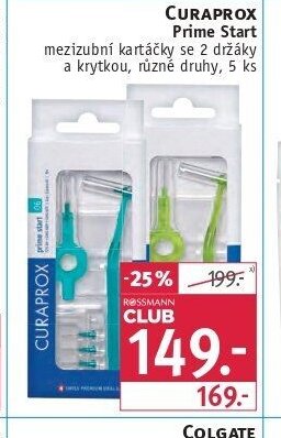 CURAPROX Prime Start mezizubní kartáčky, 5 ks