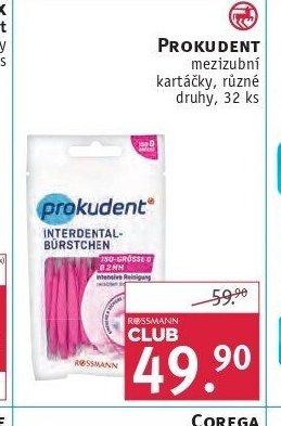 PROKUDENT mezizubní kartáčky, 32 ks