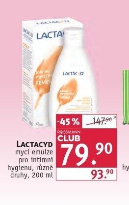 Lactacyd mycí emulze pro intimní hygienu