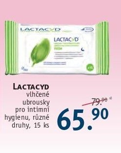 Lactacyd vlhčené ubrousky pro intimní hygienu