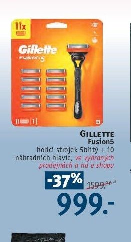 Gillette Fusion5 holicí strojek