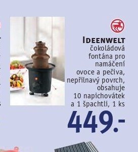 IDEENWELT čokoládová fontána