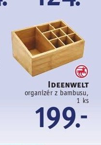 IDEENWELT organizér z bambusu