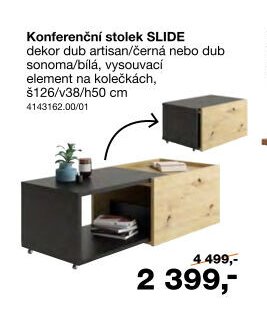 Konferenční stolek SLIDE