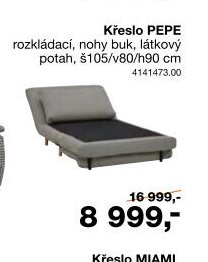 Křeslo PEPE