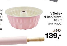 Váleček silikon/dřevo