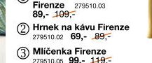 Hrnek na kávu Firenze