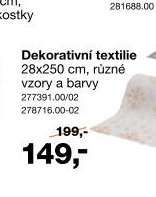 Dekorativní textilie