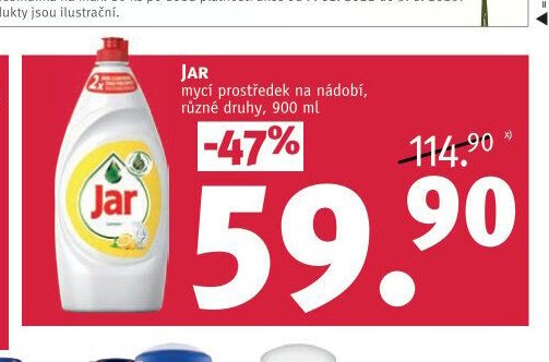 JAR mycí prostředek na nádobí, různé druhy, 900 ml