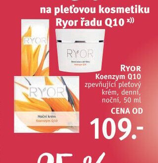 RYOR Koenzym Q10 zpevňující pleťový krém