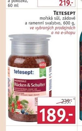 Tetesept mořská sůl