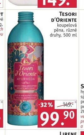 Tesori d'Oriente koupelová pěna