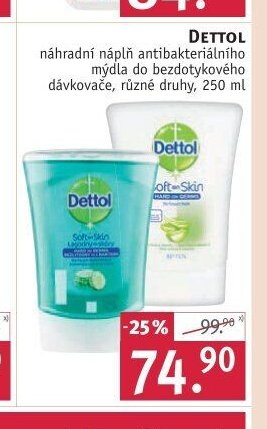 Dettol náhradní náplň antibakteriálního mýdla
