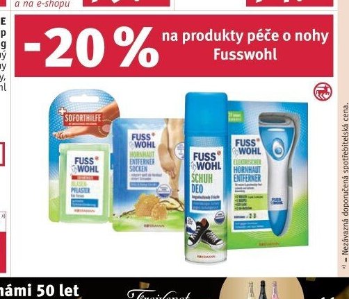 Fusswohl produkty péče o nohy