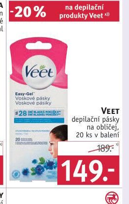 VEET depilační pásky