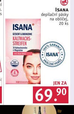 ISANA depilační pásky
