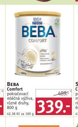 BEBA Comfort pokračovací mléčná výživa