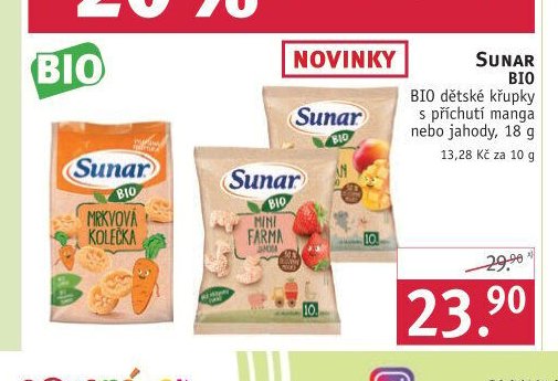 SUNAR BIO dětské křupky