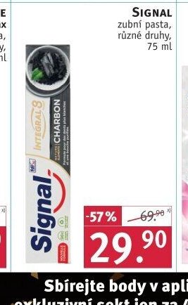 Signal zubní pasta, různé druhy, 75 ml