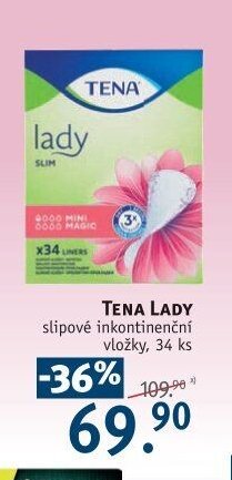 TENA LADY slipové inkontinenční vložky