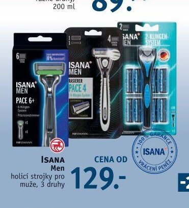 ISANA Men holicí strojky