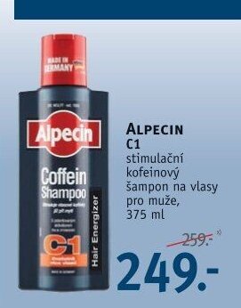 ALPECIN C1 stimulační kofeinový šampon