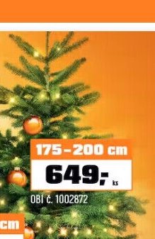 Vánoční stromek 175-200 cm